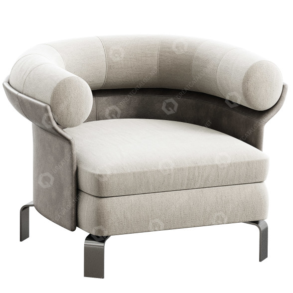 Fauteuil Minotti Mattia modèle 3D