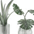 Blumensträuße Pflanzen in Vasen set 5 - srhtyucel