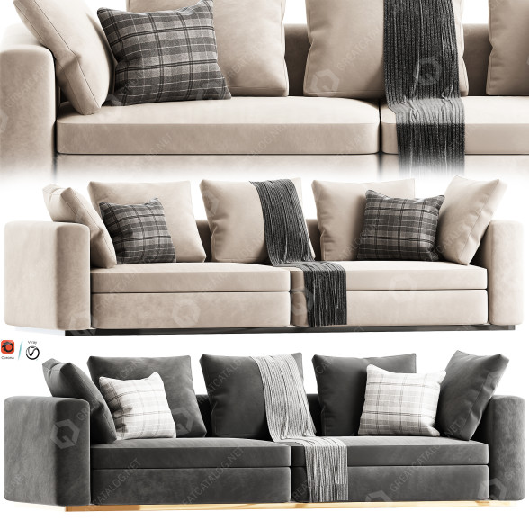 Sofa Ana Roque Interiors Fest 3D-Modell