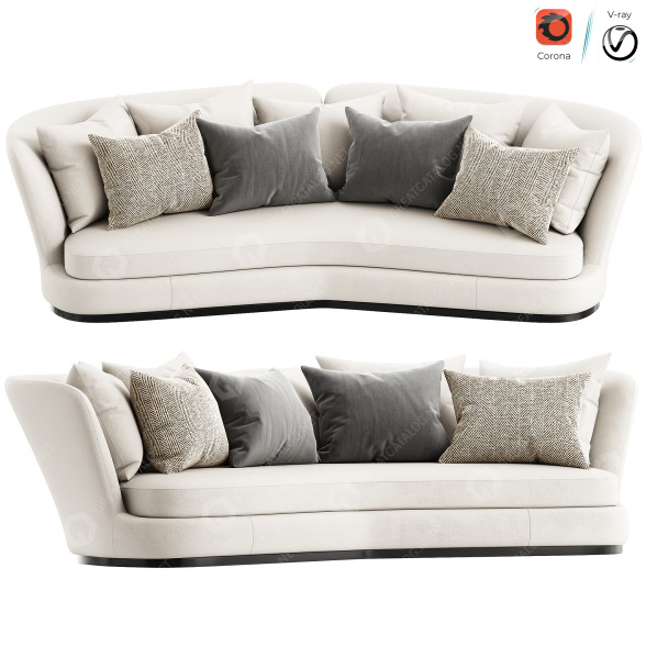 Sofá Maxalto Apollo Modelo 3D
