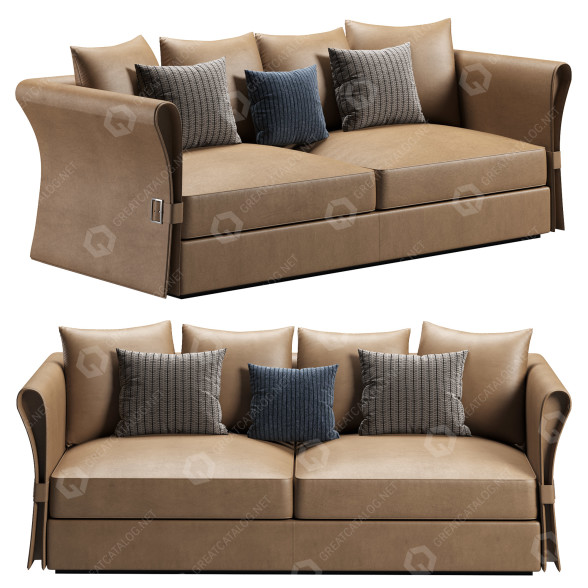 Sofa Zani Onda model 3D