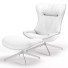 Armchair and Ottoman Ligne Roset Amy - Isomiddinvfx1995