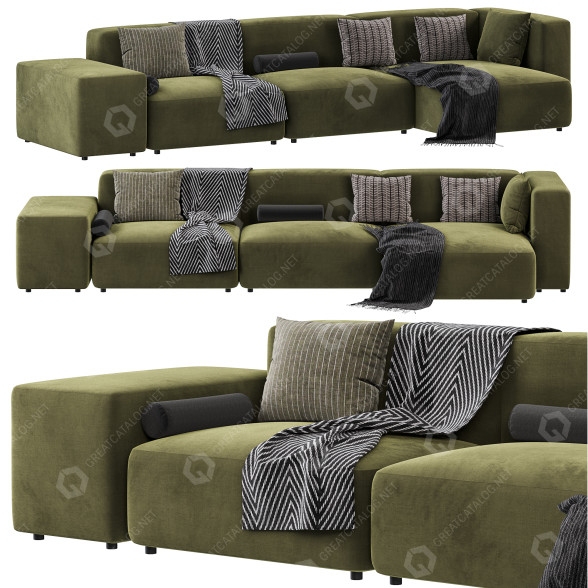 Sofa Novamobili Avenue model 3D