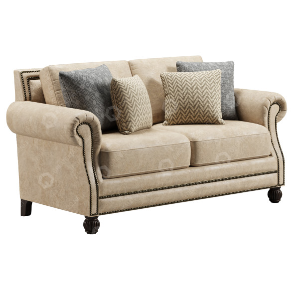 Диван Gallery Furniture Palance Marble Hoonah 3D модель