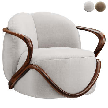 Sessel  Giorgetti Hug 3D-Modell