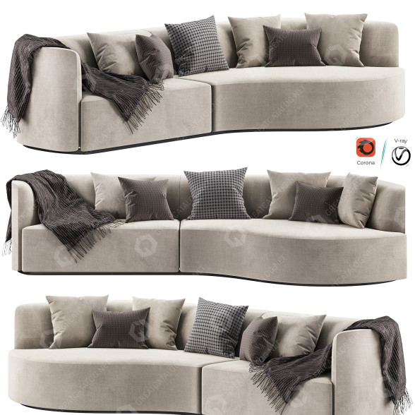 Sofá Domkapa Chloe Modelo 3D
