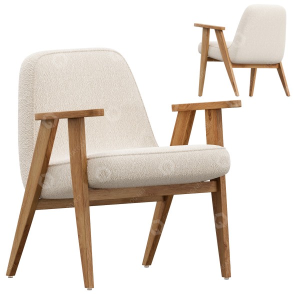 Armchair 366 Concept 366 Junior 3D model