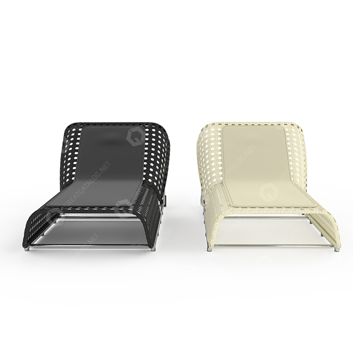 Chaise Longue B&B Italia Canasta 3d model for download ⚡ free and paid