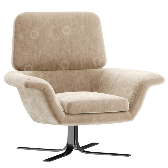Sessel Minotti Blake Soft 3D-Modell