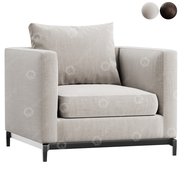Sillón Minotti Andersen Modelo 3D