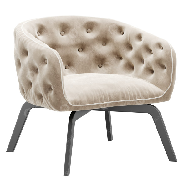 Sessel Roche Bobois Quadrille Bridge 3D-Modell