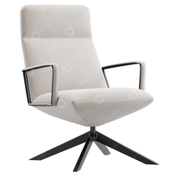 Sessel Andreu World Capri Lounge BU1701 3D-Modell