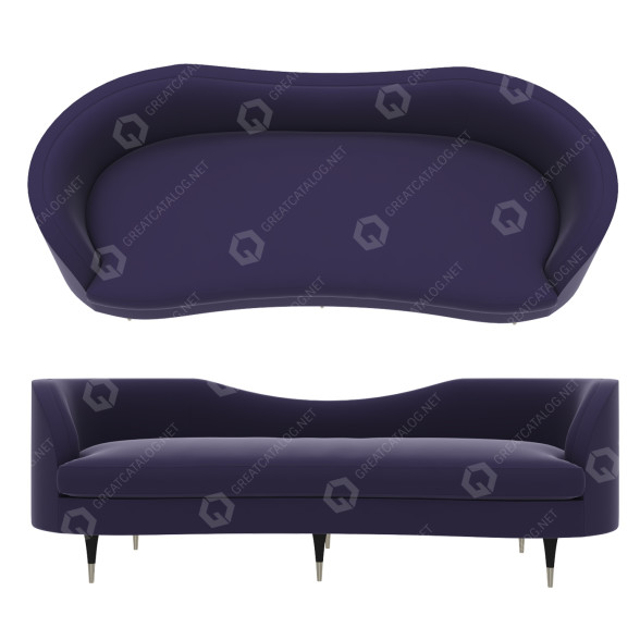 Sofa Bradley USA Vincent 3D model
