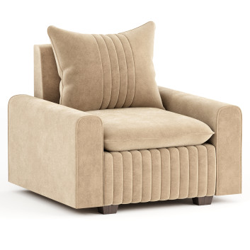 Sessel  Carpanese Home Italia 7437 Beige 3D-Modell