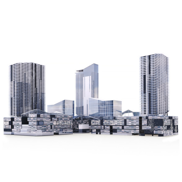 Gebäude Brickell Miami 3D-Modell