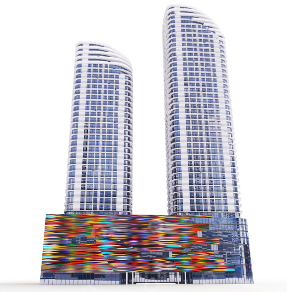 Gebäude Brickell Heights Condo Miami 3D-Modell