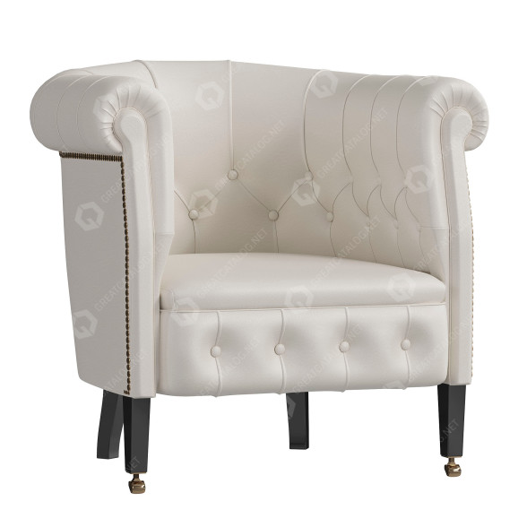 Sillón Poltrona Frau Fumoir Modelo 3D