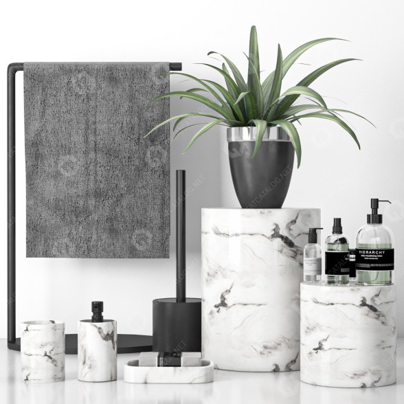 Декор Bathroom Accessories Set 5 3D модель