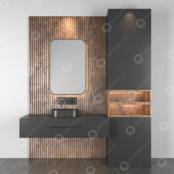 Bathroom Furniture 15 3D model
