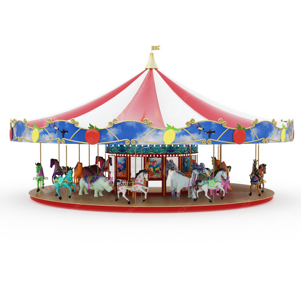 Карусель Childrens 3D модель