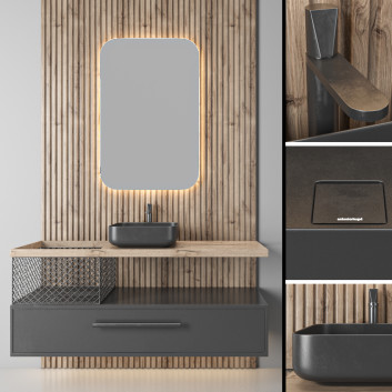 Ванна кімната Furniture 18 3D модель