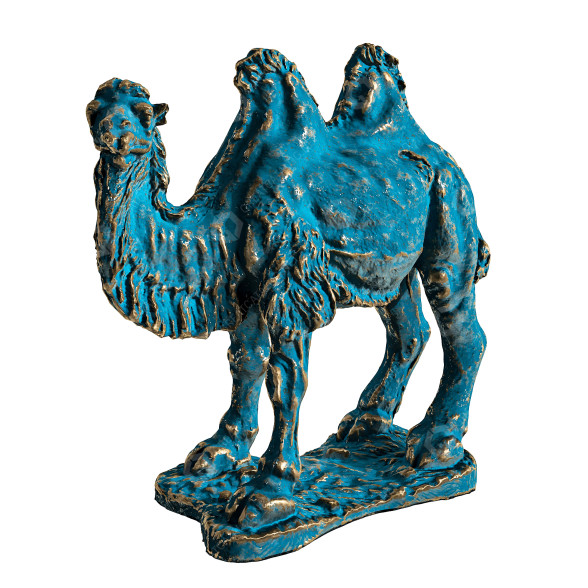 Statuette Camel Blue by Altair Studio modèle 3D