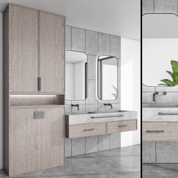 Ванна кімната Furniture Set 47 3D модель