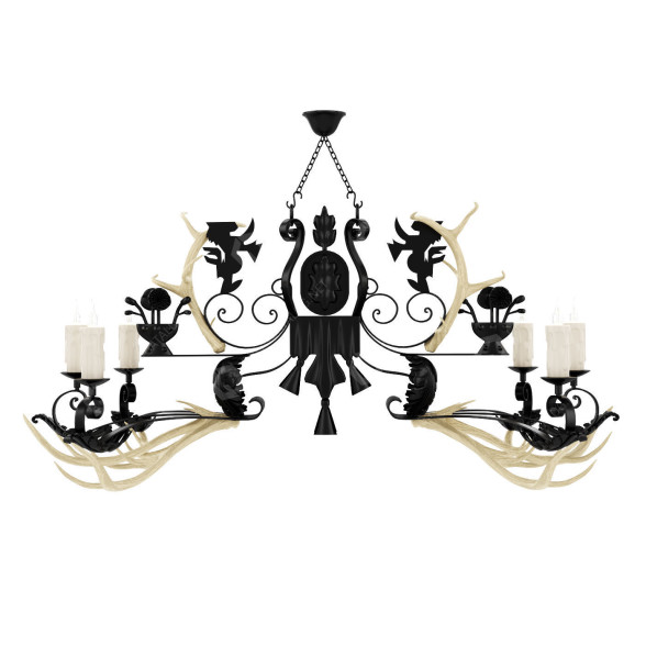 Chandelier Horns 2 3D model