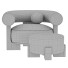 Sillón y otomana Collector Cassete by Alter Ego - Isomiddinvfx1995