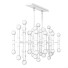 Żyrandol Meurice Rectangular by Jonathan Adler - Kudim