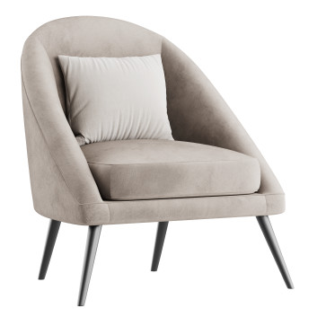 Крісло  Moon Upholstered 3D модель
