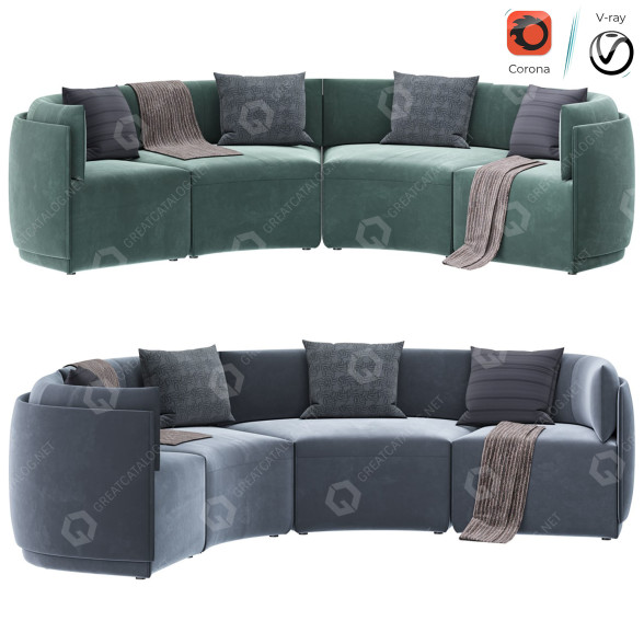 Canapé Ross Gardam Place modèle 3D