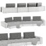 Canapé Curved Fabric Lounge - Isomiddinvfx1995