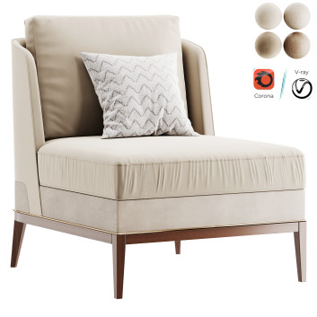 Крісло  French Italian Arthur 3D модель