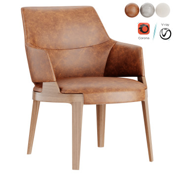 Крісло  Potocco Velis Lounge 3D модель