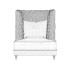 Armchair Chole Louhge - Kudim
