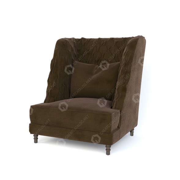 Armchair Chole Louhge 3D model