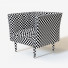 Крісло Arteriors Christophe Bark Leather Grey Ash - Kudim
