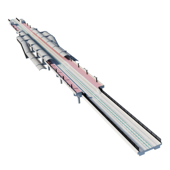 Stacja metra Eisenhower Ave model 3D