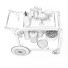 Візок для їжі Circa Bar Cart by Roost - Kudim