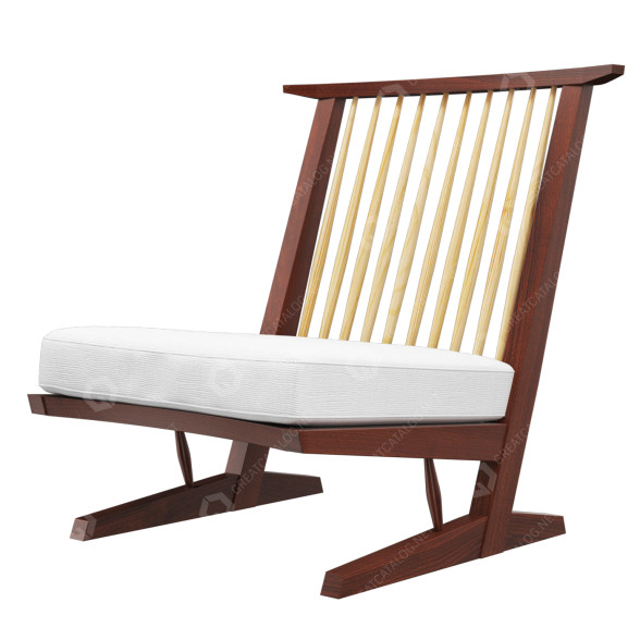 Armchair Conoid by George Nakashima 3D model