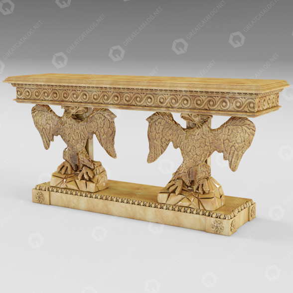 Konsolentisch Gilded Federal Eagle 3D-Modell