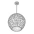 Lampe suspendue Currey and Company Cozumel Nickel - Kudim