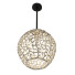 Lampe suspendue Currey and Company Cozumel Nickel - Kudim