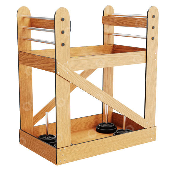 Тренажер Hausmann Push and Pull Sled Station 3D модель