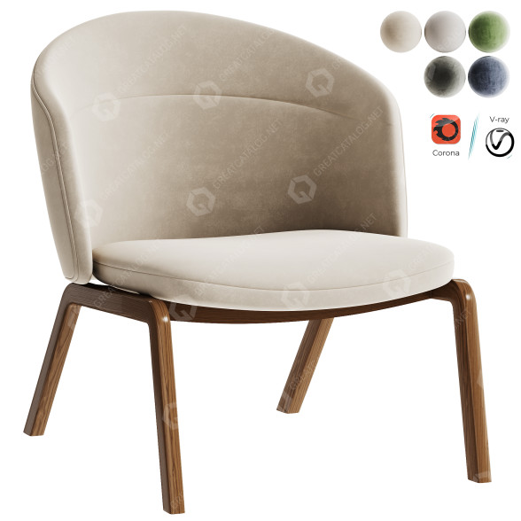 Fauteuil HC28 Cosmo Heron Easy modèle 3D