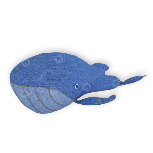 Zabawka Denim Whale model 3D