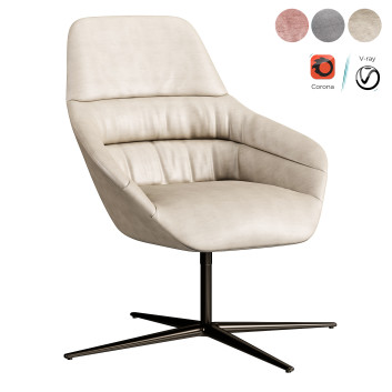 Крісло  Walter Knoll Kyo Lounge 3D модель