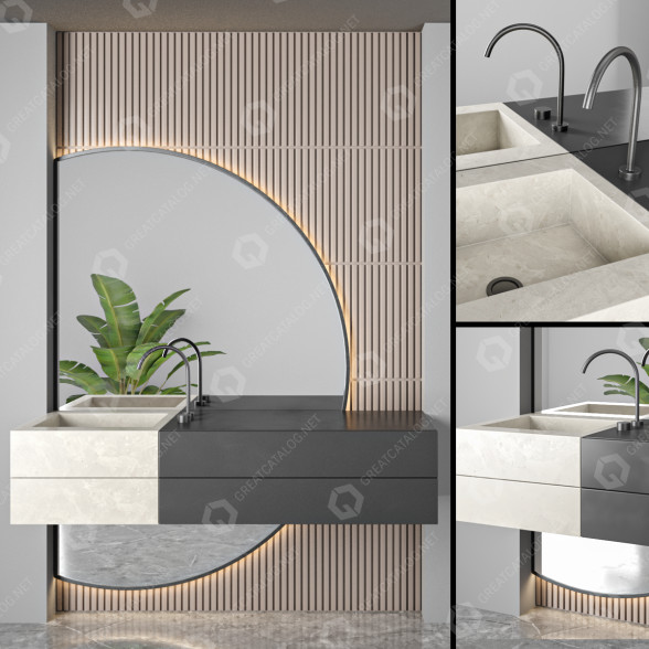 Ванна кімната Furniture 60 3D модель