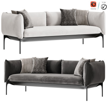 Диван  MDF Italia Yale X 3D модель